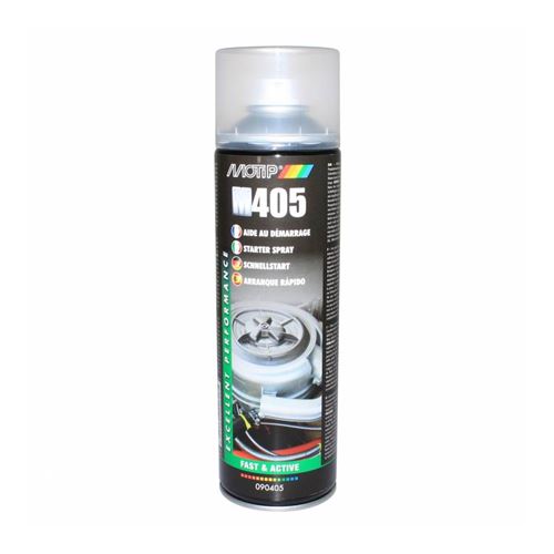Bombe aide au demarrage motip m405 quickstart (aerosol 500ml)
