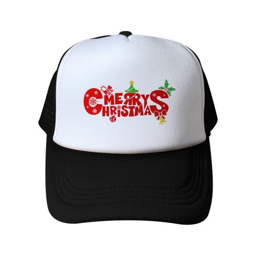 Casquette Chapeau de noël pour Adulte Unisexe - Noir&Blanc #10