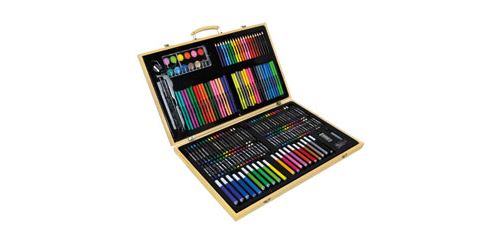 150 Sets de Dessin,Malette de Coloriage Enfants Aquarelle Crayon Enfants  Dessin Kit Crayons de Couleur Ensemble Crayon Peinture - Crayon de couleur  à la Fnac