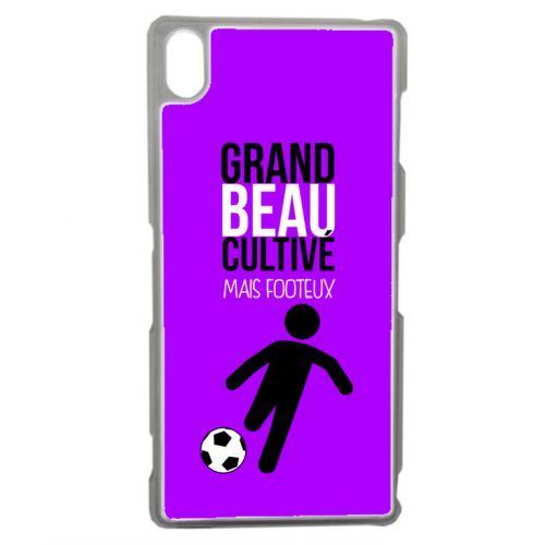 Coque transparente sony z3 grand beau cultiv mais footeux 7