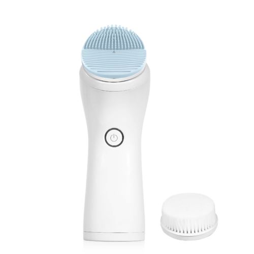 Brosse Visage Nettoyage Electrique Gommage 2 En 1 Tetes De