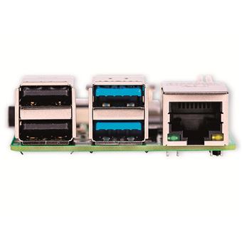 Boîtier Bruphny Pour Raspberry Pi 4 Avec Ventilateur 35mm Et Alimentation USB-C (ouvert, Jamais Utilisé)