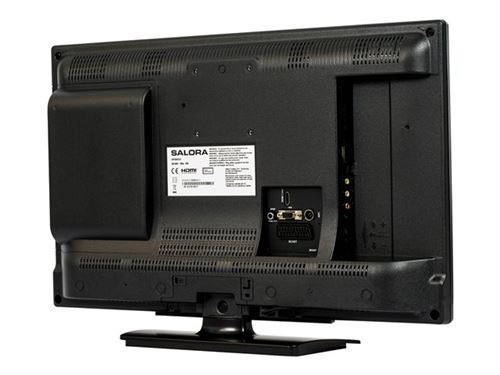 Salora 24HDB6505 - Classe de diagonale 24 TV LCD rétro-éclairée par LED - avec lecteur DVD intégré - 720p 1366 x 768 - éclairage périphérique - noir mat