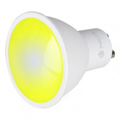 ngs ampoule led connectée ngs bulb gleam 510c rgb gu10 5w 500lm noir