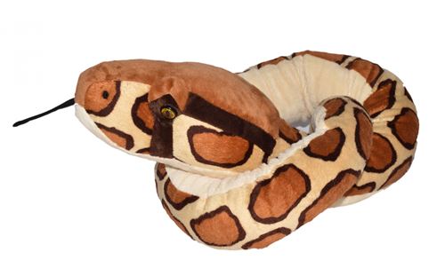 Wild Republic Snakesss câlin : Python birman 137 cm marron