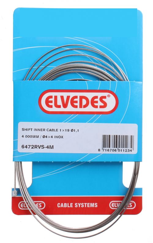 Elvedes câble de déplacement Shimano 225 cm x 1,1 mm