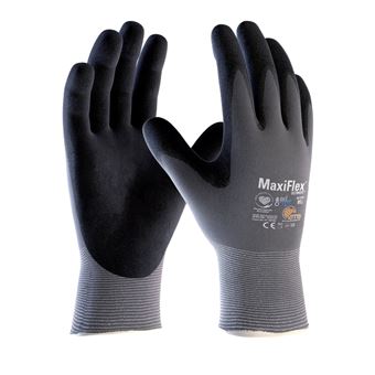 Gants de travail tricoté MAXIFLEX ULTIMATE enduit mousse de nitrile gris foncé/bleu marine T11 - ATG - MXFLULT874AD-11 - 1