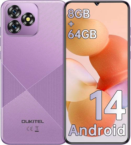4G Smartphone OUKITEL C53 6.6 64Go dual sim-Violet