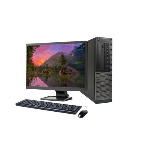 Unité centrale Dell 7010 SFF - Core i5 - RAM 16Go - SSD 120Go - Windows 10 - Ecran 19 - Reconditionné