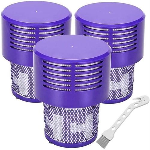 Non Communiqué Pack De 3 Filtres Allotech Lavable Compatible Pour Aspirateur Dyson V10
