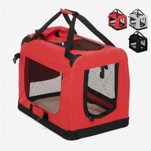 Comparer les prix de Sac de transport pliable pour petits chiens et chats 58x40x44,5cm Oliver M
