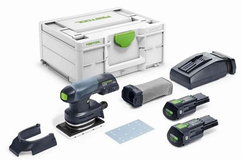 Non Communiqué Ponceuse Vibrante Hybride Festool Rtsc 400 3,0 I-Plus + 2 Batteries 3.0 Ah - 577686