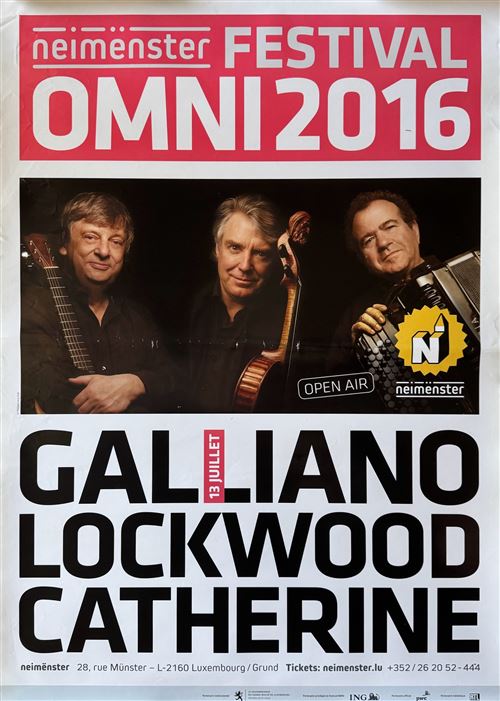 Affiche - Festival OMNI 2016 - GALLIANO - 60x80cm