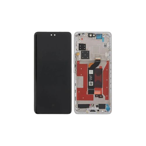 Ecran LCD et Vitre Tactile avec Châssis Moonlight White pour Honor 200 Pro