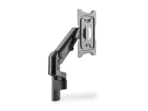 Non Communiqué Noir Mat Digitus - Kit De Montage (Support Mural) - Pour Écran Lcd / Écran Lcd Incurvé - Ressort À Gaz, Bras Pivotant - Aluminium, Plastique, Acier - Taille D'écran : 17"-43"