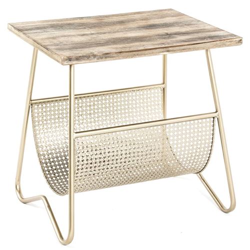 Non Communiqué Or Table D'appoint Design "Porte Revues" 51Cm