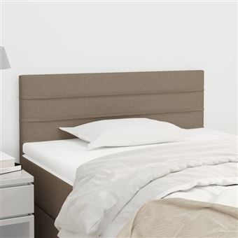 Tête de lit Taupe 90x5x78 88 cm Tissu - 1