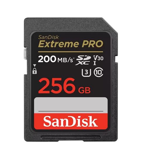 Sandisk Carte Mémoire Sd Extreme Pro 256Gb Sdxc 200Mb/S - Image 3