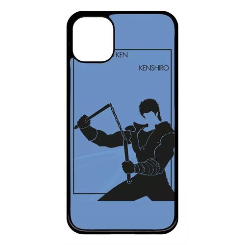 Coque My-Kase pour iPhone 11 - hokuto no ken kenshiro - Plastique Noir