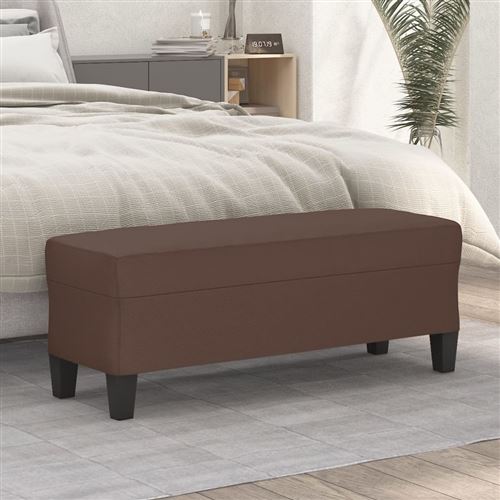 Vidaxl Marron Banc Similicuir - Image 2