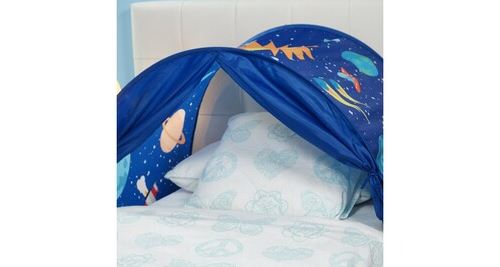 Non Communiqué Bleu M9527 : Tente Pop Up Pour Lit Enfant - Planet Party