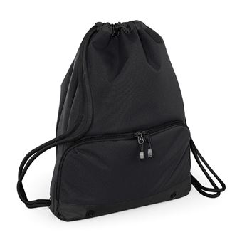 BAG BASE Gym Bag - 11 Liter Water Resistant Drawstring Backpack For Sports & Laundry, White