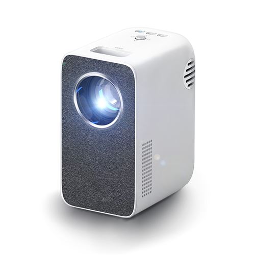 Vidéoprojecteur FLZEN L1 WIFI 1080P FULL HD 4500 Lumens HIFI Haut-Parleur Bluetooth Home Cinéma Retroprojecteur avec Point d'accès HDMI USB AV