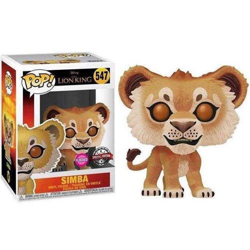 Figurine POP Disney The Lion King Simba Flocked Exclusive