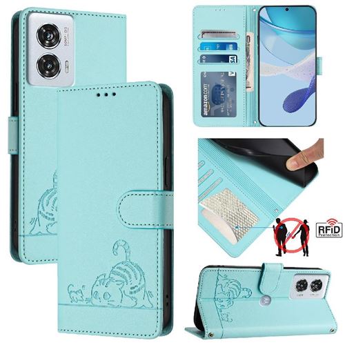 Salanheo Coque Pour IPhone 16e, Housse En Cuir PU Etui à Rabat Pochette