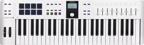 (Open Box) Arturia Keylab Essential 49 Mk3 Controller Keyboard - White