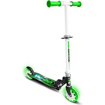 Trottinette pliable Skids Control roues lumineuses - 1
