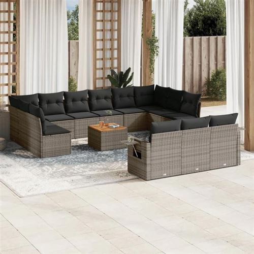 Vidaxl Gris Salon De Jardin - Image 2