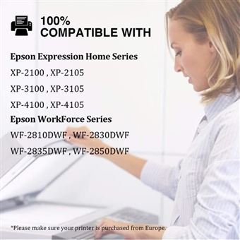 Cartouche compatible - 10x Cartouches d'encre pour Epson 603 XL