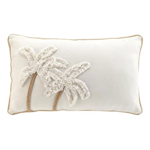 Non Communiqué Beige Coussin Déco Tufté "Sahara" 30X50cm Naturel