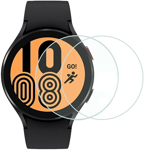 Verre Tremp&eacute; pour Samsung Galaxy Watch 4 44mm [Pack 2] Film Protection Montre