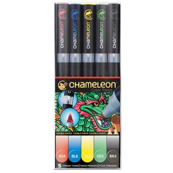 Set 5 marqueurs Chameleon Couleurs primaires