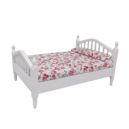 Mini Dollhouse Furniture Ensemble de lit Enfants Chambre Living Miniature Toy d'imitation Pealer177