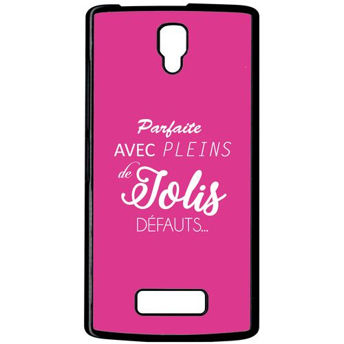 Coque Lenovo A2010 Parfaite Avec Pleins De Jolis Defauts Fond Rose