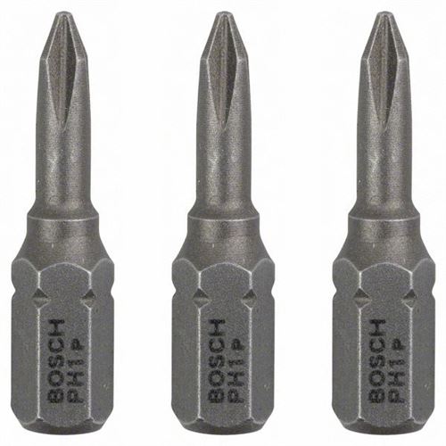 3 Embouts De Vissage Extra Dur Ph2 25Mm - Bosch - 2607001511