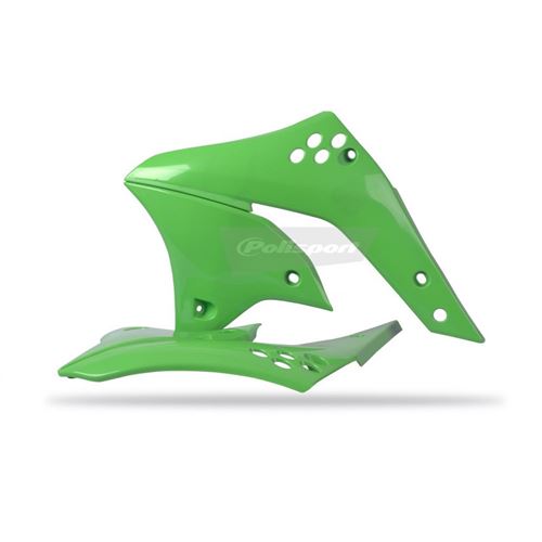 Polisport N/A Ouïes De Radiateur Vert Kawasaki Kx250f - Image 1