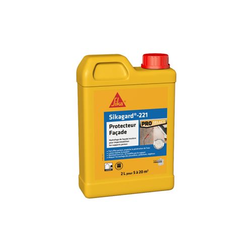 Sika Hydrofuge - Sikagard-221 Protecteur Facade - 2L - Image 3