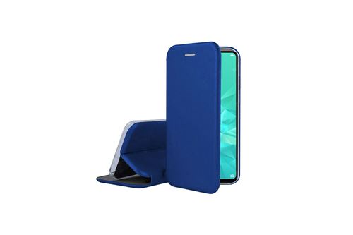 IBROZ Etui Folio Cover en Cuir bleu pour OPPO A3