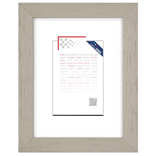 Cadre photo Karma lin 24x30 cm, bois reconstitué - marque française