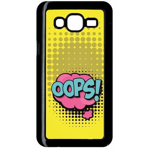 Coque Samsung Galaxy J5 (2015) Oops Fond Jaune