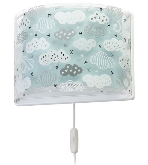 Dalber applique nuage vert 22 cm