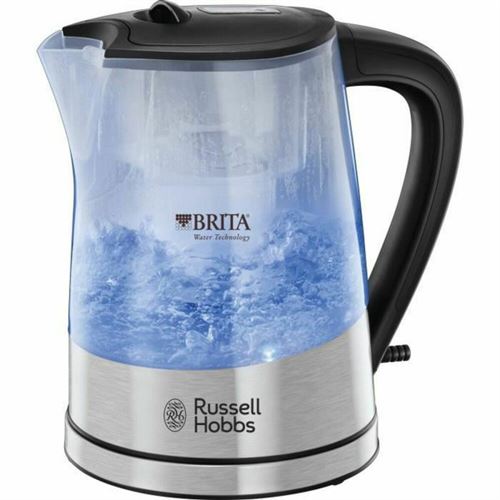 Russell Hobbs Purity Brita 22850-70 - Bouilloire - 1 litre - 2200 Watt - accents en acier inoxydable