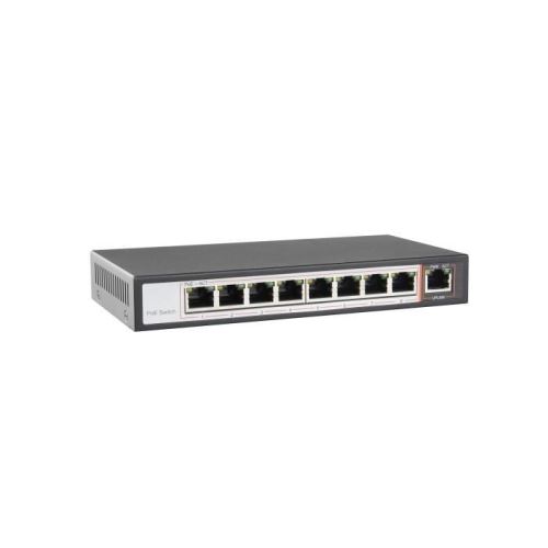 Jovision PS08, Fast Ethernet (10-100), Connexion Ethernet, supportant l'alimentation via ce port (PoE)