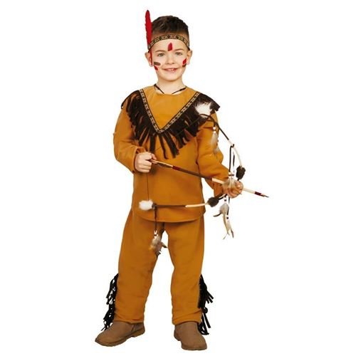 Déguisement Indien Garçon 5/6 Ans Multicolore 82793 Guirca 5/6 ANS - Coloris : Multicolore82793 Guirca