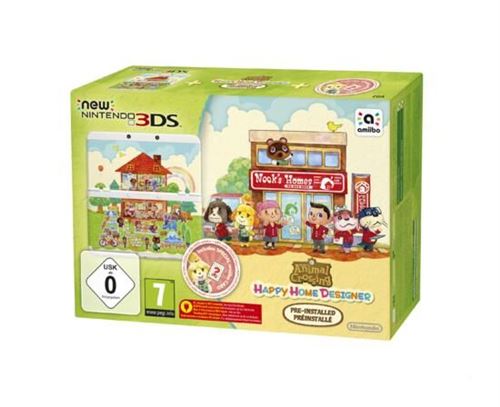 Console New Nintendo 3DS + Animal Crossing Happy Home Designer Péinstallé + 1 Carte amiibo Animal Crossing HHD État correct -  reconditionné disponible sur Fnac