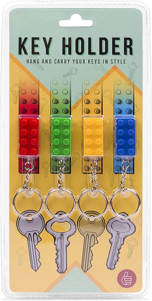 Thumbs Up Keybrk4 Porte-clés Key Brick-bloc De Construction, Plastique, Multicolore, 8,5 X 1,5 X 1 Cm